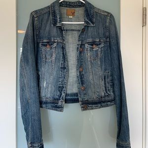 American Eagle darker wash denim jacket